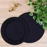 Foto da Capa para Sousplat Redondo Preto da Chame do Detalhe muito bonita